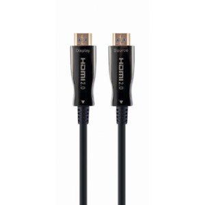 Кабель мультимедийный HDMI to HDMI 50.0m V.2.0 4K 60Hz AOC Cablexpert (CCBP-HDMI-AOC-50M-02)