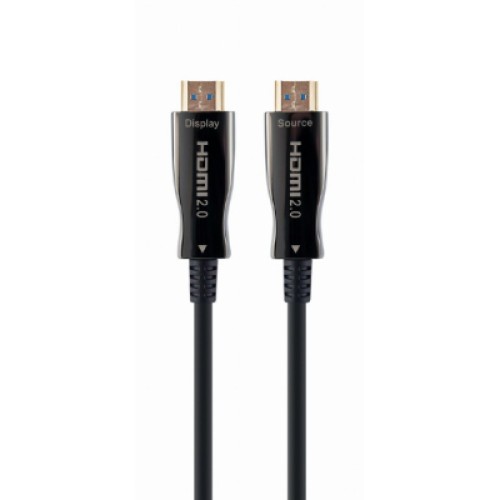 Кабель мультимедийный HDMI to HDMI 50.0m V.2.0 4K 60Hz AOC Cablexpert (CCBP-HDMI-AOC-50M-02)
