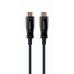 Кабель мультимедийный HDMI to HDMI 50.0m V.2.0 4K 60Hz AOC Cablexpert (CCBP-HDMI-AOC-50M-02)
