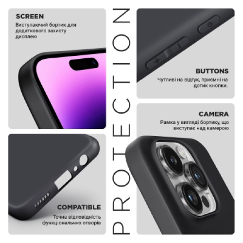 Чехол для мобильного телефона Armorstandart Matte Slim Fit Apple iPhone 16 Pro Max Camera cover Black (ARM78499)