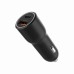 Зарядное устройство Gembird 1xUSB-A (18W QC3.0) + 1xUSB-C (PD 20W) black (TA-UC-AC2PDQC38-CAR-01)