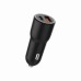 Зарядное устройство Gembird 1xUSB-A (18W QC3.0) + 1xUSB-C (PD 20W) black (TA-UC-AC2PDQC38-CAR-01)