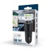 Зарядное устройство Gembird 1xUSB-A (18W QC3.0) + 1xUSB-C (PD 20W) black (TA-UC-AC2PDQC38-CAR-01)
