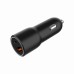Зарядное устройство Gembird 1xUSB-A (18W QC3.0) + 1xUSB-C (PD 20W) black (TA-UC-AC2PDQC38-CAR-01)