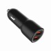 Зарядное устройство Gembird 2xUSB-A (18W QC3.0) black (TA-UC-A2QC36-CAR-01)