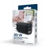 Зарядное устройство Gembird 1xUSB-A (QC3.0 18W) + 1 Type-C (PD20W) LCD black (TA-UC-PDQC30LCD-BK-01)