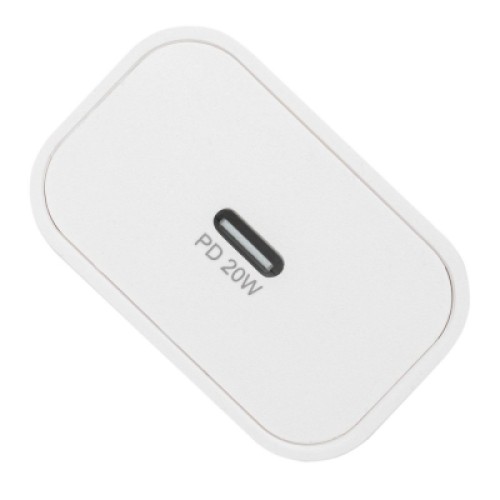 Зарядное устройство RivaCase 1xUSB Type-C PD 20 Вт кабель Type-C white (PS4101 WD4 (White))