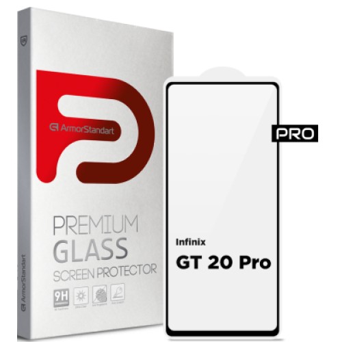 Стекло защитное Armorstandart Pro Infinix GT 20 Pro Black (ARM77782)