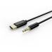 Переходник USB-C to stereo audio 3.5mm (CDLA) 1.5m Cablexpert (CCA-CM3.5M-1.5M)