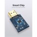 Кабель мультимедийный USB-C 3.1 to HDMI 1.5m 90° 4K 60 Гц PVC Black Vention (CGVBG)