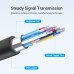 Кабель мультимедийный USB-C 3.1 to HDMI 1.5m v.2.0 4K 60Hz USB Power Supply black Vention (CGTBG)