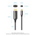 Кабель мультимедийный USB-C 3.1 to HDMI 1.8m 8K 60 Гц Zinc Alloy TPE Black Vention (CRCBAC)