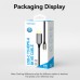 Кабель мультимедийный USB-C 3.1 to HDMI 1.8m 8K 60 Гц Zinc Alloy TPE Black Vention (CRCBAC)