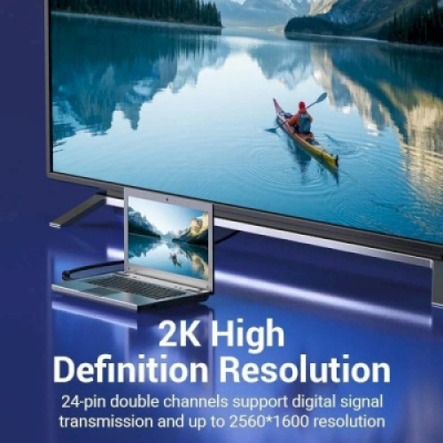 Кабель мультимедийный DVI to DVI 24+1pin 3.0m 2K 60Hz ferrite Vention (EAEBI)