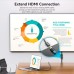 Кабель мультимедийный HDMI M to HDMI F 2.0m V2.0 4K 60Hz PVC Vention (AHCBH)