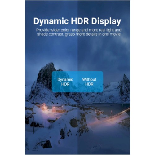 Кабель мультимедийный HDMI M to HDMI M 2.0m V2.1 8K60Hz silver VENTION (ALCIH)