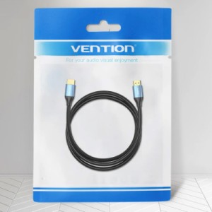 Кабель мультимедийный HDMI to HDMI 10.0m V2.0 4K 60Hz Aluminum Alloy Blue Vention (ALHSL)
