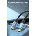 Кабель мультимедийный HDMI to HDMI 10.0m V2.0 4K 60Hz Aluminum Alloy Blue Vention (ALHSL)