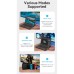 Кабель мультимедийный HDMI to HDMI 10.0m V2.0 4K 60Hz Aluminum Alloy Blue Vention (ALHSL)