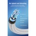 Кабель мультимедийный HDMI to HDMI 10.0m V2.0 4K 60Hz Silver Metal Type Vention (AABIL)