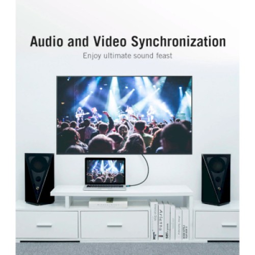 Кабель мультимедийный HDMI to HDMI 20.0m V2.0 4K 30Hz PVC Vention (VAA-M02-B2000)