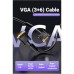 Кабель мультимедийный VGA 15M-15M 2.0m ferrite Vention (DAEBH)