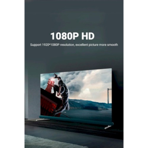 Кабель мультимедийный VGA 15M-15M 2.0m ferrite Vention (DAEBH)
