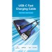 Дата кабель USB 2.0 AM to Type-C 0.5m 3.0A (18W) PVC VENTION (CTHBD)