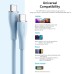 Дата кабель USB-C to USB-C 2.0m USB2.0 100W (20V/5A) Light Green Silicone Vention (TAWGH)