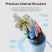 Дата кабель USB-C to USB-C 2.0m USB2.0 100W (20V/5A) Light Green Silicone Vention (TAWGH)