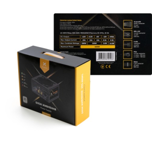 Блок питания Vinga 600W (VPS-600P1)