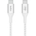 Дата кабель USB-C to USB-C 2.0m 240W white Belkin (CAB015BT2MWH)