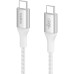 Дата кабель USB-C to USB-C 2.0m 240W white Belkin (CAB015BT2MWH)