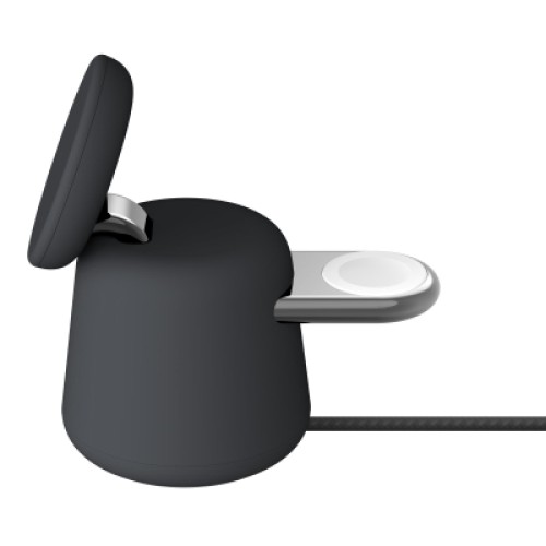 Зарядное устройство Belkin 2in1 MagSafe iPhone/Watch/AirPods Charcoal Mass (WIZ020VFH36)