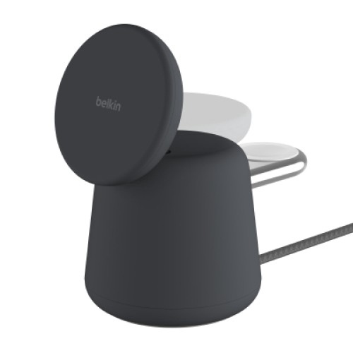 Зарядное устройство Belkin 2in1 MagSafe iPhone/Watch/AirPods Charcoal Mass (WIZ020VFH36)