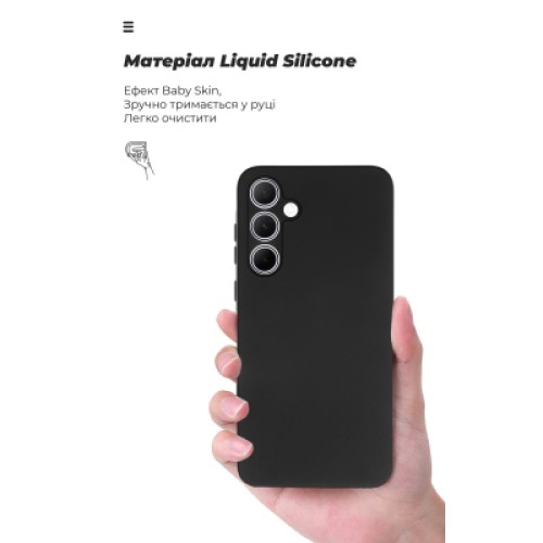 Чехол для мобильного телефона Armorstandart ICON Samsung A35 5G (A356) Camera cover Black (ARM76388)