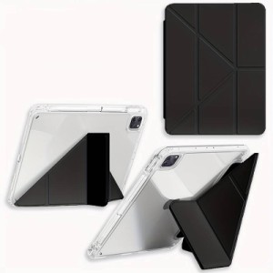Чехол для планшета BeCover Ultra Slim Origami Transparent Apple iPad Pro 11" M4 2024 Black (711689)