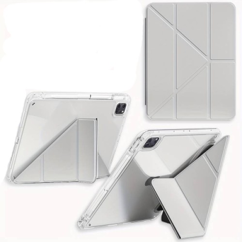 Чехол для планшета BeCover Ultra Slim Origami Transparent Apple iPad Pro 11" M4 2024 Gray (711690)