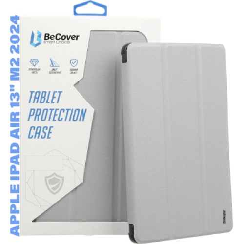 Чехол для планшета BeCover Soft Edge TPU Apple iPad Air 13" M2/M3 (2024/2025) Gray (711712)