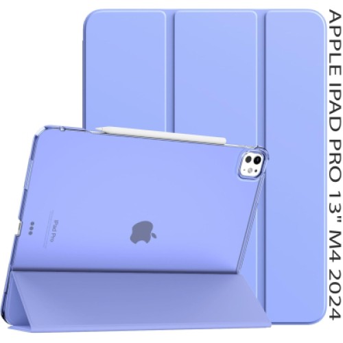 Чехол для планшета BeCover Tri Fold Hard Apple iPad Pro 13" M4 2024 Purple (711733)