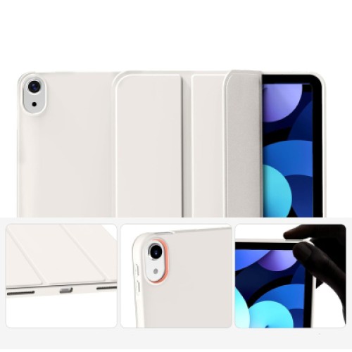 Чехол для планшета BeCover Tri Fold Soft TPU Silicone Apple iPad Air 11" M2/M3 (2024/2025) Beige (711735)