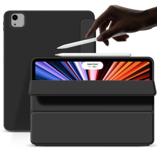 Чехол для планшета BeCover Tri Fold Soft TPU Silicone Apple iPad Air 13" M2/M3 (2024/2025) Black (711469)