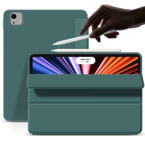 Чехол для планшета BeCover Tri Fold Soft TPU Silicone Apple iPad Air 13" M2/M3 (2024/2025) Dark Green (711470)
