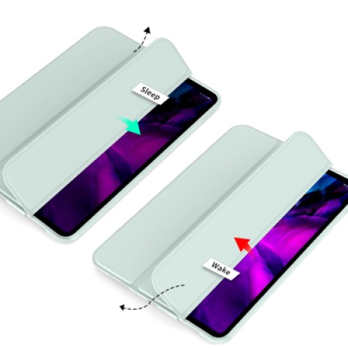 Чехол для планшета BeCover Tri Fold Soft TPU Silicone Apple iPad Air 13" M2/M3 (2024/2025) Light Green (711742)