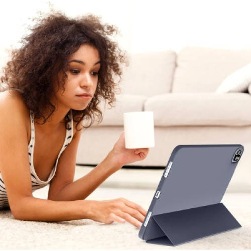 Чехол для планшета BeCover Tri Fold Soft TPU Silicone Apple iPad Air 13" M2/M3 (2024/2025) Purple (711743)