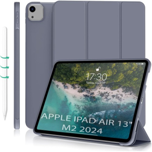 Чехол для планшета BeCover Tri Fold Soft TPU Silicone Apple iPad Air 13" M2/M3 (2024/2025) Purple (711743)