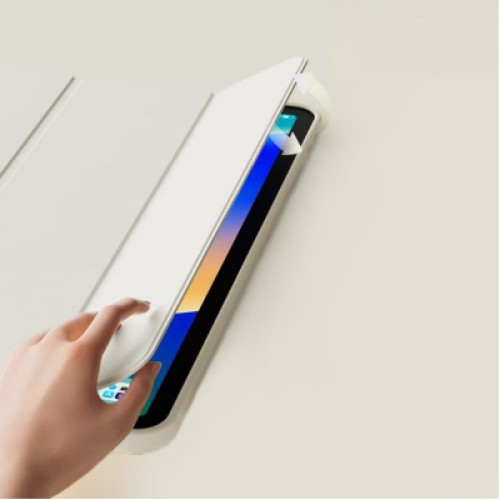 Чехол для планшета BeCover Tri Fold Soft TPU Silicone Apple iPad Pro 11" M4 2024 Beige (711745)