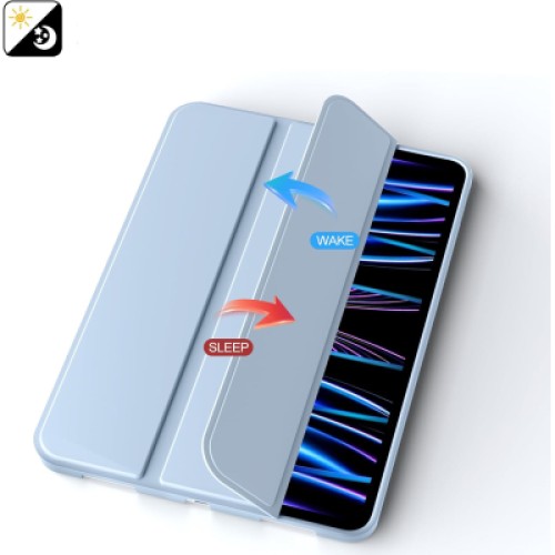 Чехол для планшета BeCover Tri Fold Soft TPU Silicone Apple iPad Pro 11" M4 2024 Light Blue (711748)
