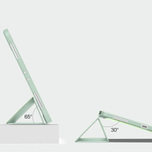 Чехол для планшета BeCover Tri Fold Soft TPU Silicone Apple iPad Pro 11" M4 2024 Light Green (711747)