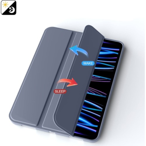 Чехол для планшета BeCover Tri Fold Soft TPU Silicone Apple iPad Pro 11" M4 2024 Purple (711749)